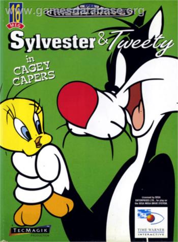 Cover Sylvester & Tweety in Cagey Capers for Genesis - Mega Drive